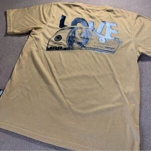 COPOLAN CLOTHING CO EST. 1991 “LOVE MONEY” TAN STREETWEAR LIMITED RUN XL T-SHIRT